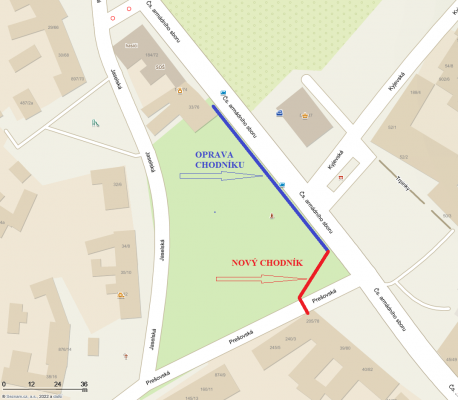 Situace pro 1. etapu