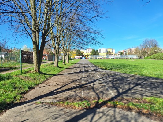 současný stav oválu - 2. etapa