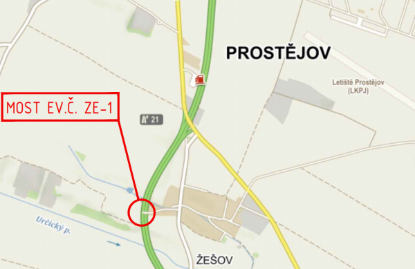 Situování opravy mostu