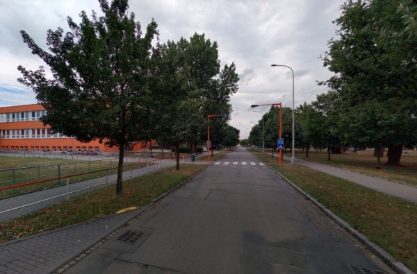 současný stav ulice