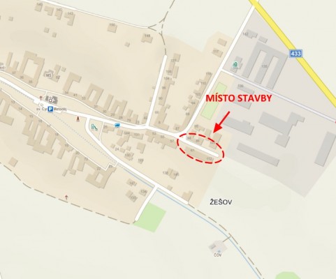 Označení místa stavby