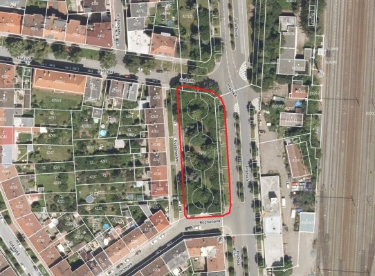 Revitalizace parku v ulici Švabinského