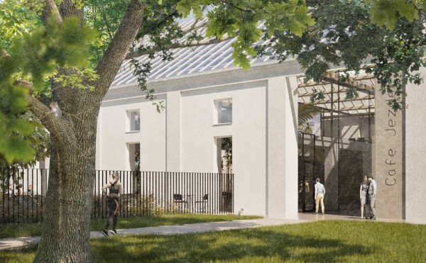 vizualizace- průchod bývalou jízdárnou