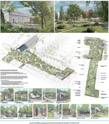 shrnutí návrhu rozšíření a rozvoje botanické zahrady