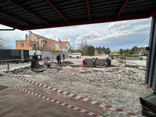 průběh realizace úpravy