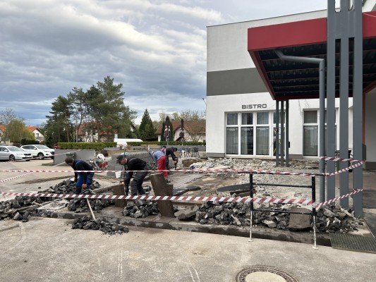 průběh realizace úpravy