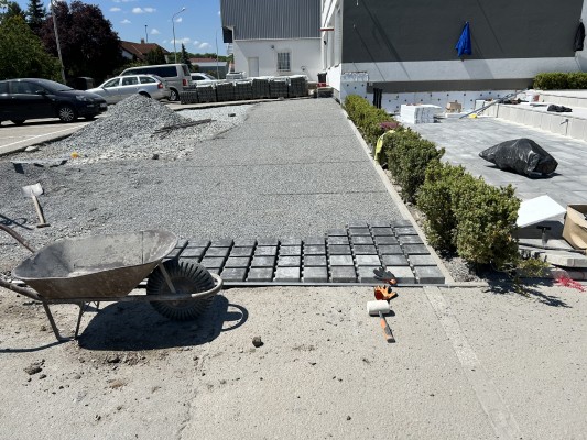 průběh realizace úpravy