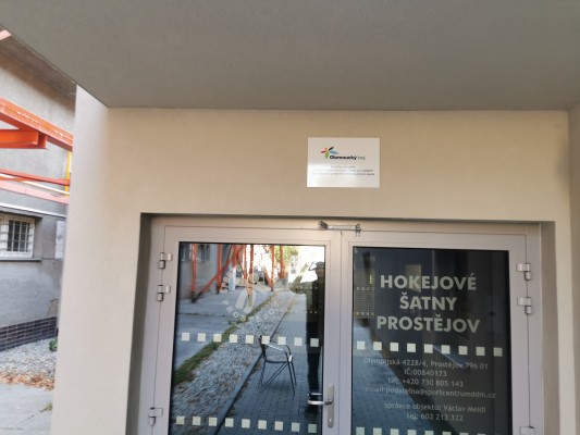 Vstup do objektu šaten