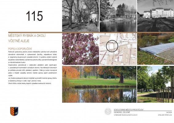 Studie sídelní zeleně Prostějova (Generel zeleně)