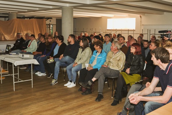 Foto z průběhu veřejného projednání - 9.5.2023