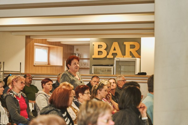 Foto z průběhu veřejného projednání - 9.5.2023