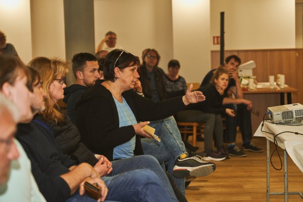 Foto z průběhu veřejného projednání - 9.5.2023