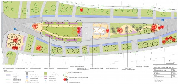 Návrh Revitalizace návsi v Čechovicích - veřejné projednání