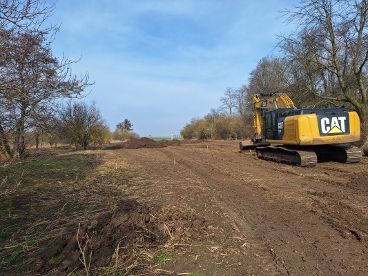 třetí dekáda února 2024 - terénní modelace (II. etapa)