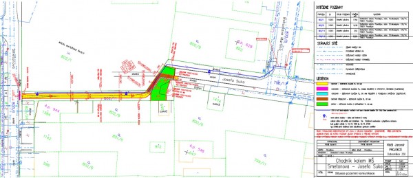 situace pozemní komunikace