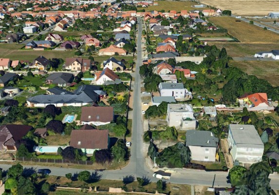 Ul. Luční - letecký pohled