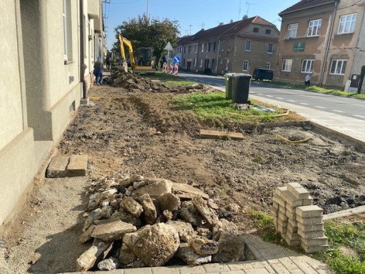 zahájení rekonstrukce - říjen 2022