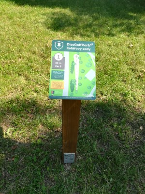 Výhoziště č. 1 - cedule