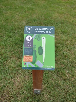 Informační tabulka k výhozišti č. 4