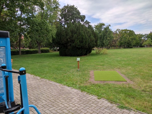 Výhoziště č. 4 - u posilovacích strojů