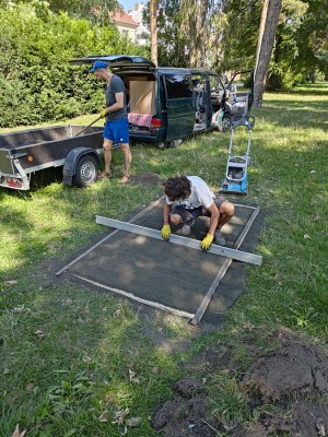 Foto z realizace výhoziště