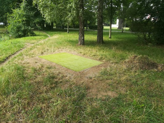 polovina srpna 2023 - příprava výhozišť