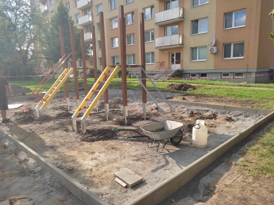 průběh stavby -23.7.2025