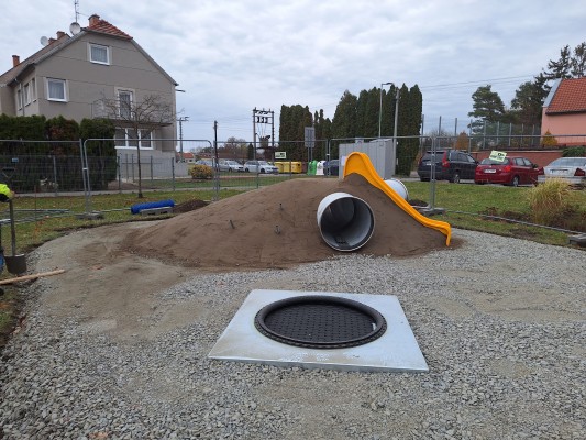 Příprava Zábavného hřiště s 3D prvky ve Vrahovicích