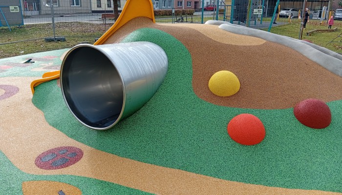 Zábavné hřiště s 3D prvky