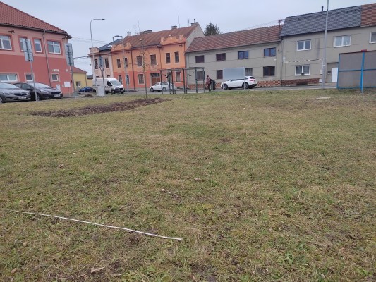 plocha pro nové hřiště