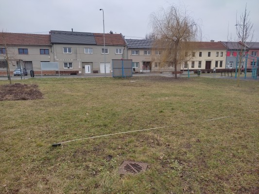 plocha pro nové hřiště