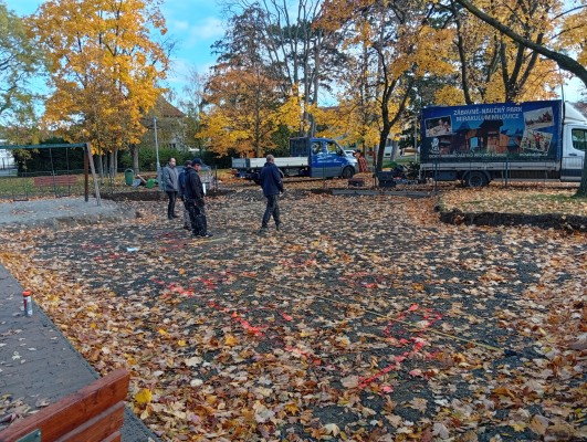 29. října - před instalací herních prvků