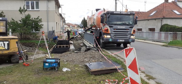 Stav v polovině září 2022