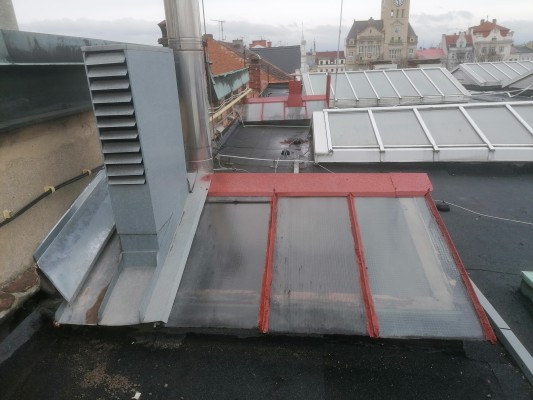 světlík nad kotelnou - stávající stav