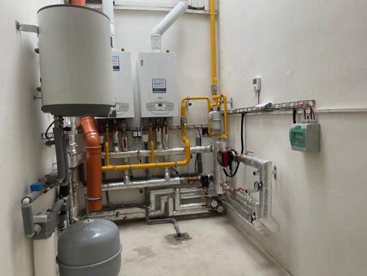 dokončení rekonstrukce kotelny