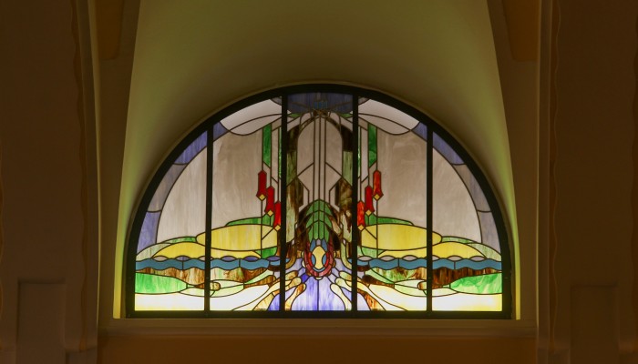Národní dům - obnova vitráží lunet v divadelním sále