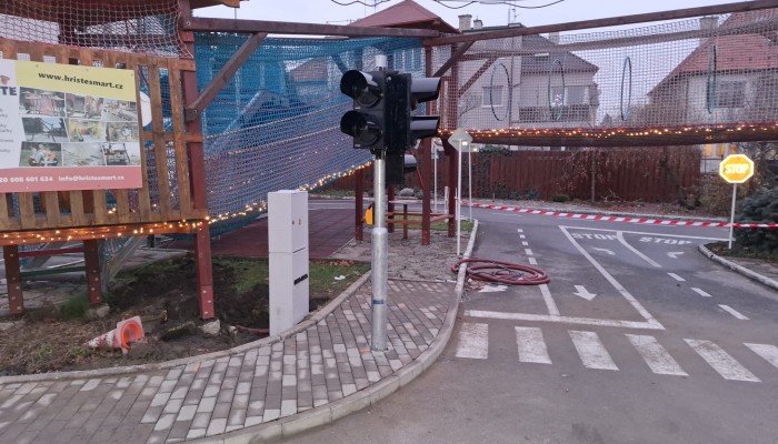 Obnova světelného signalizačního zařízení na dětském dopravním hřišti