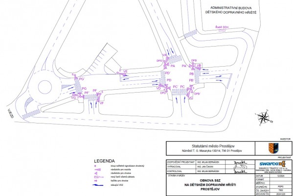 Obnova světelného signalizačního zařízení na dětském dopravním hřišti