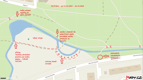 II. etapa - bagrování vodní plochy