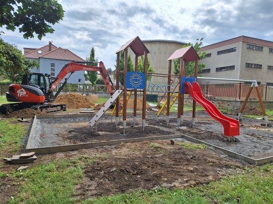 průběh stavby - 24.7.2025