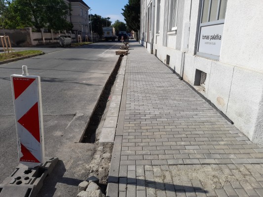 průběh stavby - konec července 2023