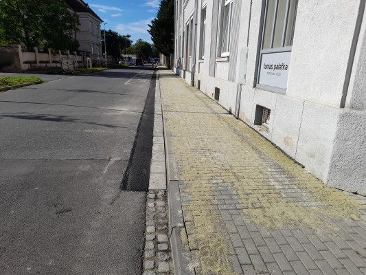 Hotový úsek od ul. Plumlovská po ul. Českou - 01.08.2023