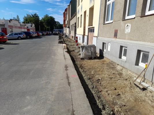 Oprava pokračuje v úseku od ul. České po Mánesovu ulici - 01.08.2023