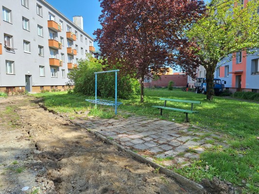 zahájení stavby - konec dubna 2024