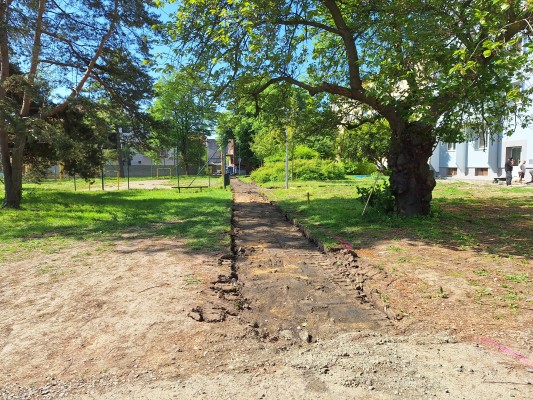 zahájení stavby - konec dubna 2024