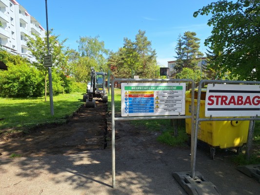 zahájení stavby - konec dubna 2024