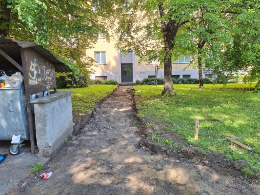 zahájení stavby - konec dubna 2024