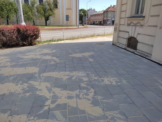 dokončení opravy chodníku - část k nám. E. Husserla podél ul. Svatoplukova