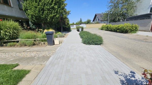 finální stav chodníku po opravě