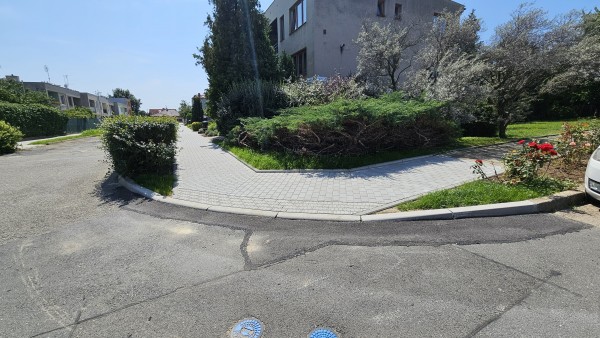 finální stav chodníku po opravě